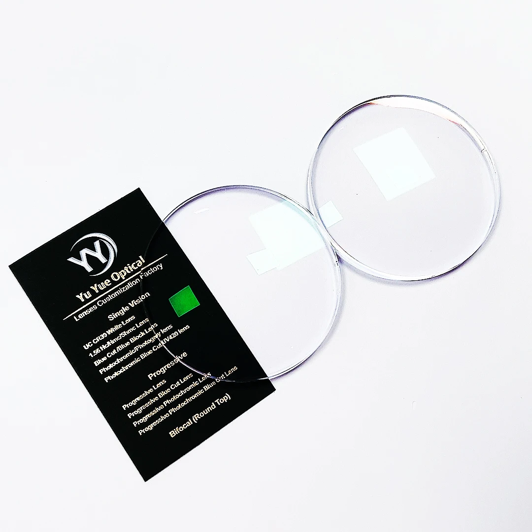 wholesale 1.56 SHMC Progressive Blue Cut lensa kacamata vision eyes ophthalmic optical lenses factory lentes