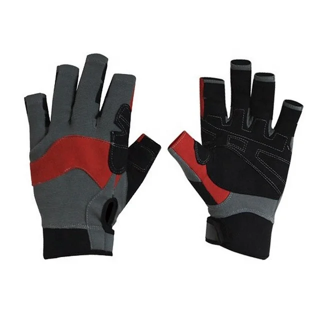 Custom High Performance Sailing Gloves Short Fingers/Custom Pro Sailing Paddling Kayaking Fishing gloves