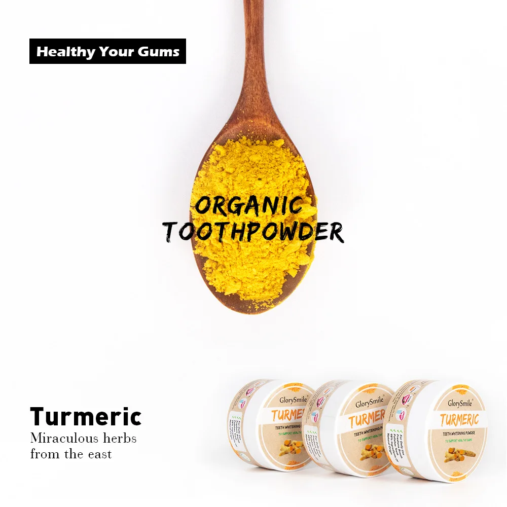 Private Label Oral Hygiene Natural Coconut Charcoal Dental ClinicTooth Powder turmeric Powder For Teeth Whitening deep cleaning