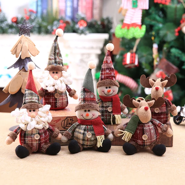 YY 2024 Christmas Decoration Christmas Tree Decorations Cartoon Doll Christmas Ornaments Holiday Gifts Home Decor