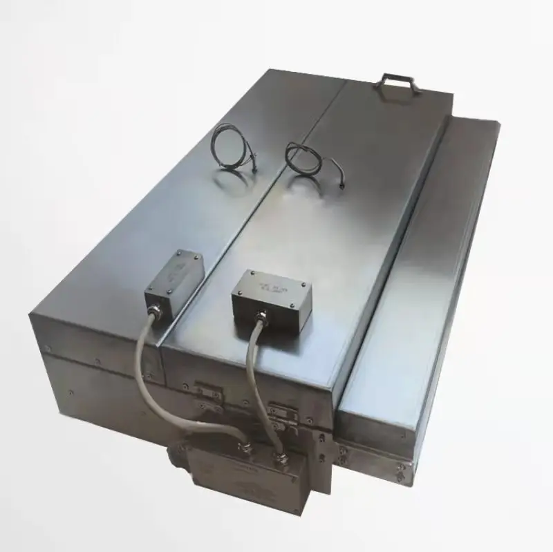 Industrial electrical flip heater for fabric heating