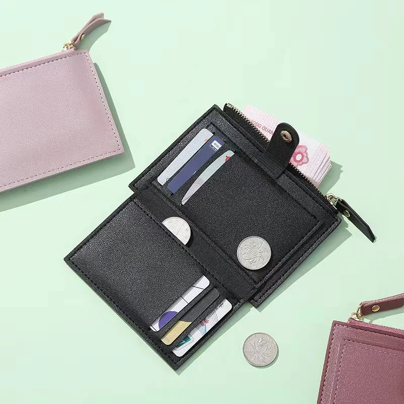 Custom PU Leather Ladies Credit Cardholder Women ID Card Holder Wallet