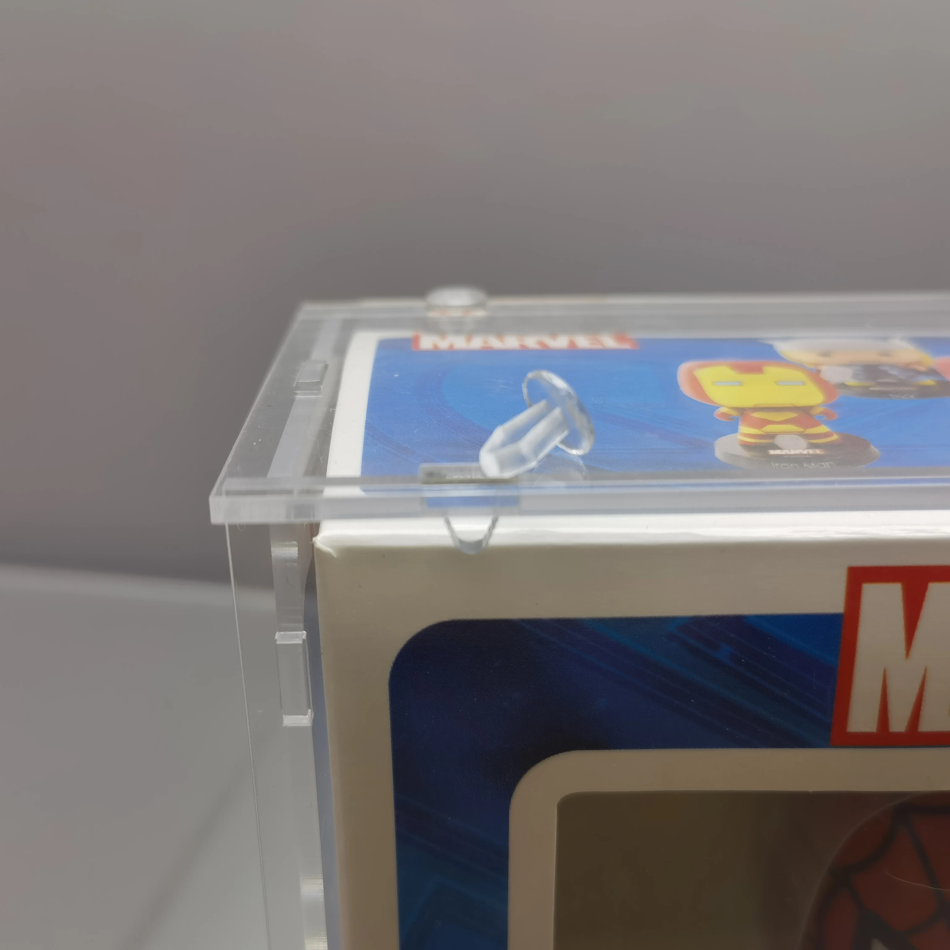 Clear Acrylic Display Case Assemble Countertop Box Cube Organizer Stand Dustproof Protection Showcase for Action Figures Toys