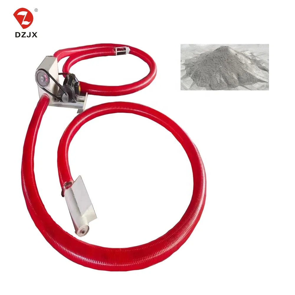 DZJX Hot Sale Corn Sand Cement Flexible Pipe Auger Hopper Screw Conveyor Spring Conveying Powder Feeder Pneumatic Grain Loader