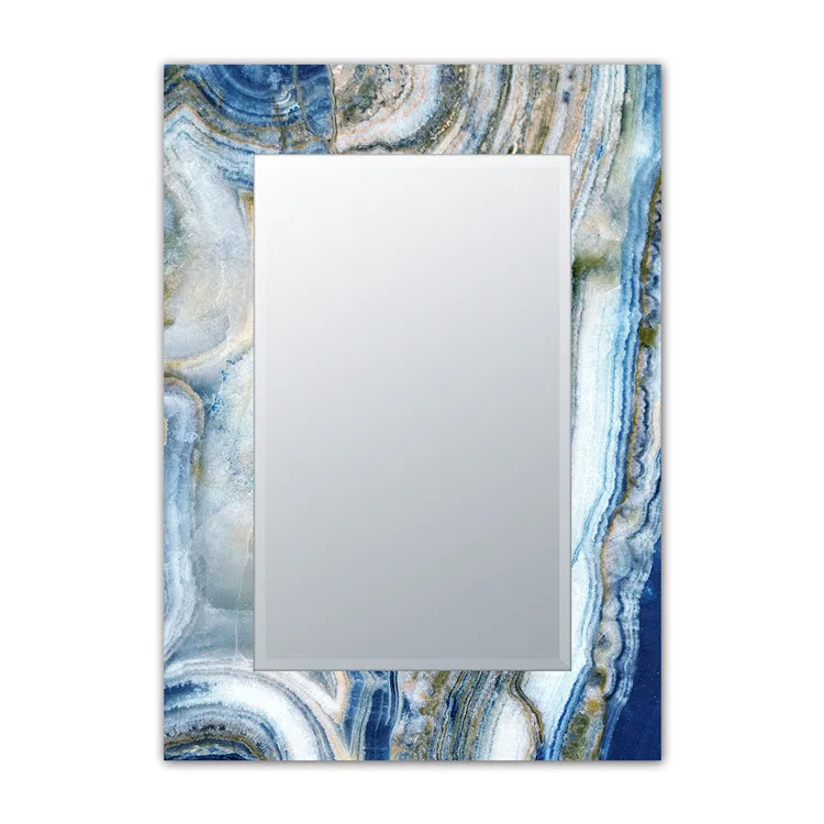 Antique Bathroom Wall-Mounted Creative Wall-Mounted Sink Bathroom Retro European Style Half-Length Toilet Handheld Mirror