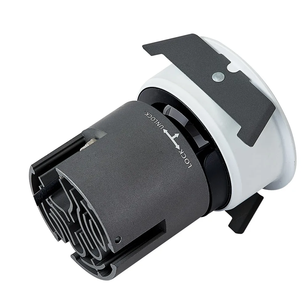 Потолочный Встраиваемый светодиодный светильник HeTianXia для офиса в отеле, 5 Вт, 10 Вт, 15 Вт, 20 Вт