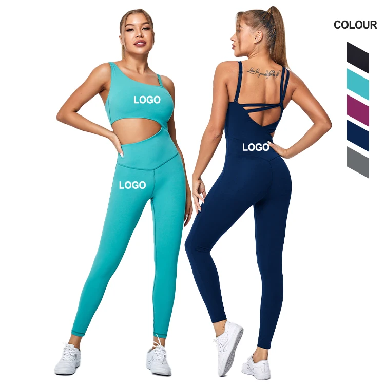 Bodycon Unitard Jumpsuits Workout Playsuit Active Gym fitness Bodysuit Running Plus Size Jumpsuits One Piece Women Yoga Jumpsuit