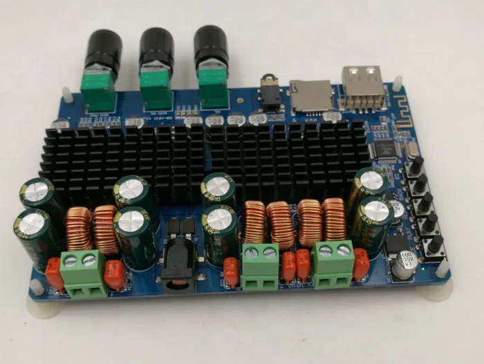 Bluetooth Power Amplifier High Power 2.1 Channel subwoofer USB TF Decoder Speaker refitting Circuit Board Modul
