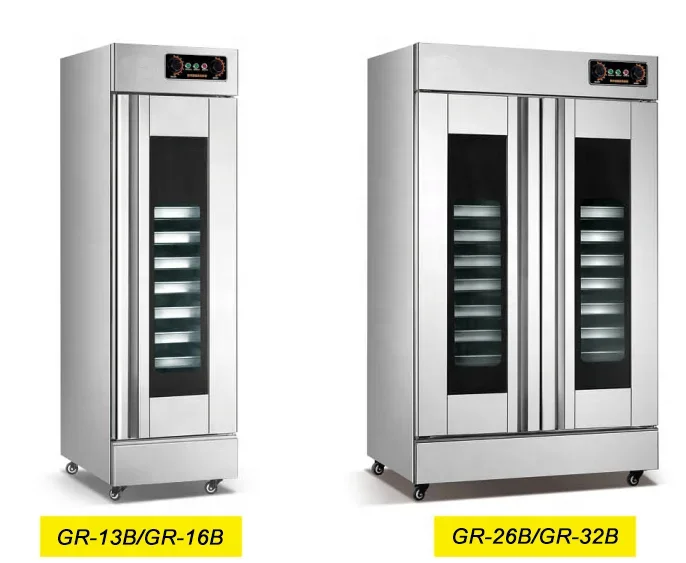 Commercial Baking Fermentation Cabinet Equipment 13 Trays Electric Donut Bread Dough Proofer Machine