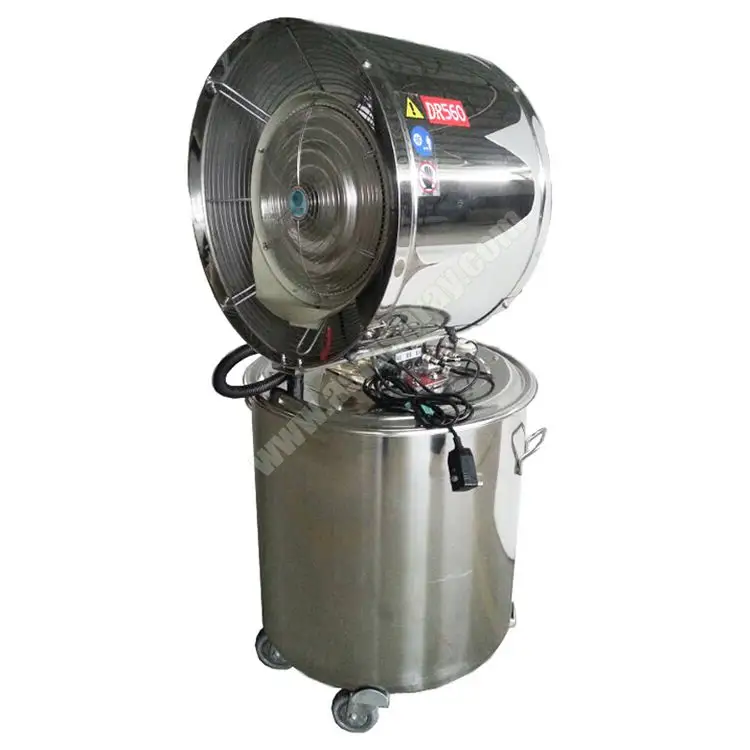 Hand Pushing Shaking Head Pedestal Electric Cooling Public Disinfection Mist Blower Cold Fogging Machine