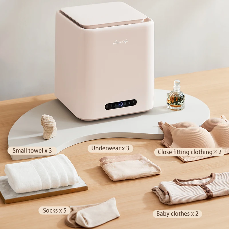 7L Portable Washing Machine for clothes Sterilization Self-cleaning Small Washing Machine for Underwear Baby Clothes