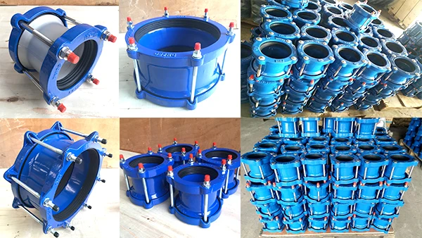  ПВХ трубы hdpe используют широкий диапазон SS304 гибкий шаг универсальная муфта для комода