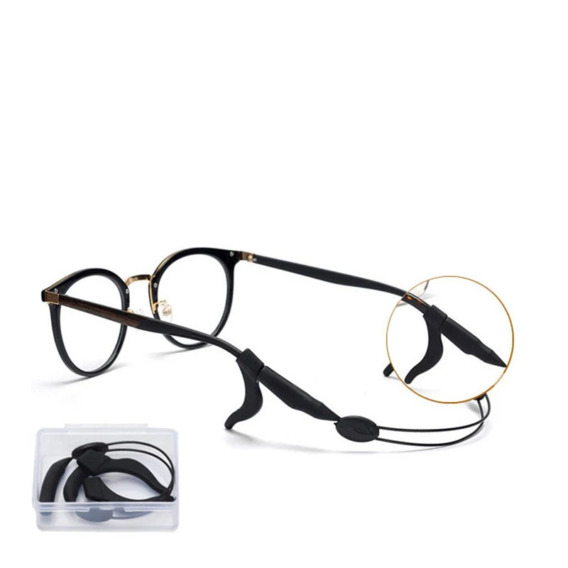 CL131 1pc Sports Glasses Rope Strap Adjustable Lanyard Steel Wire Non-slip Belt Elastic Anti Slip