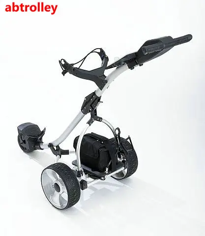 
Follow me trolley electric auto electric power kaddy on golf ground 3 wheel golf trolley 