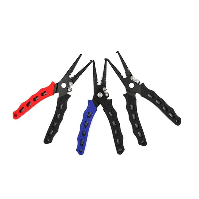 CX08 Quicky Cutting Saltwater Lure Stainless Steel Fishing Plier Outdoor Hook Remover Pliers Multifunctional Fishing Pliers