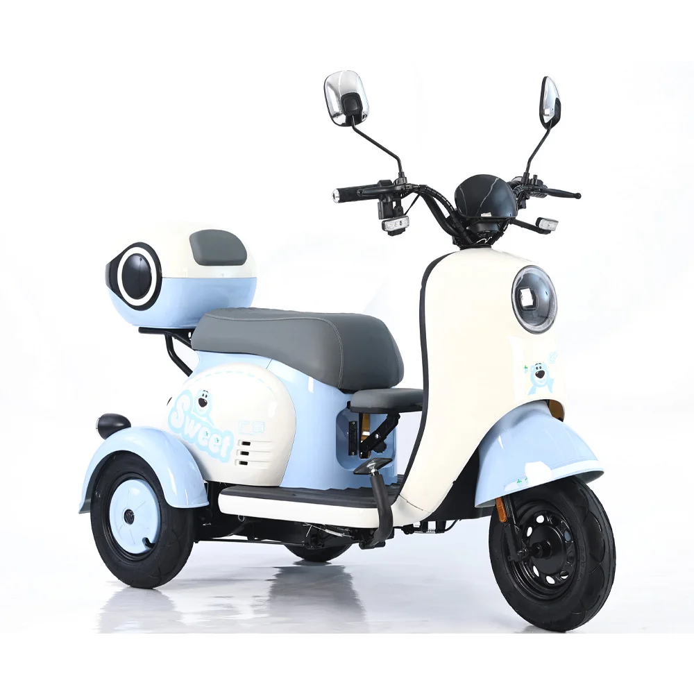 Wholesale 600W Electric Tricycle Bike Long Range Adults Electric Bicycle 3 Wheels Electric Scooter