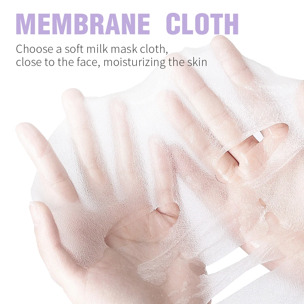 Skin Rejuvenation Anti-Aging Face Sheet Mask Deep Moisturizing Anti-Wrinkle Perilla Hydrating Polypeptide Facial Mask