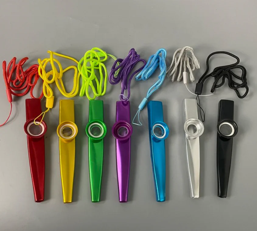 OEM развивающая игрушка ударный инструмент металлический музыкальный Kazoo