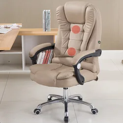 Dropship Adjustable High Quality Leather Latest Massage black Executive Swivel Rotatable CEO Office Boss Chair