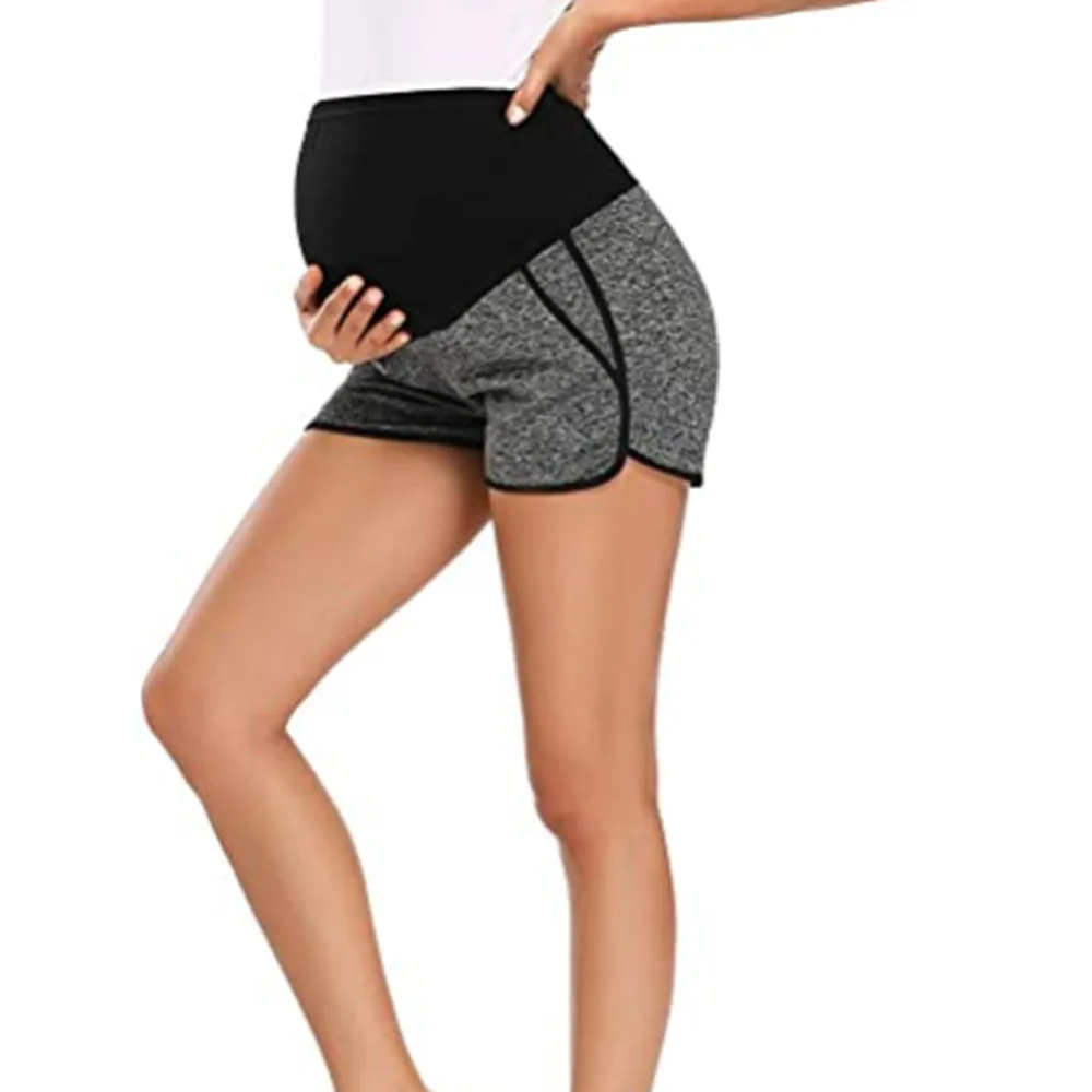 
wholesale maternity pregnant sexy sports gym yoga shorts 