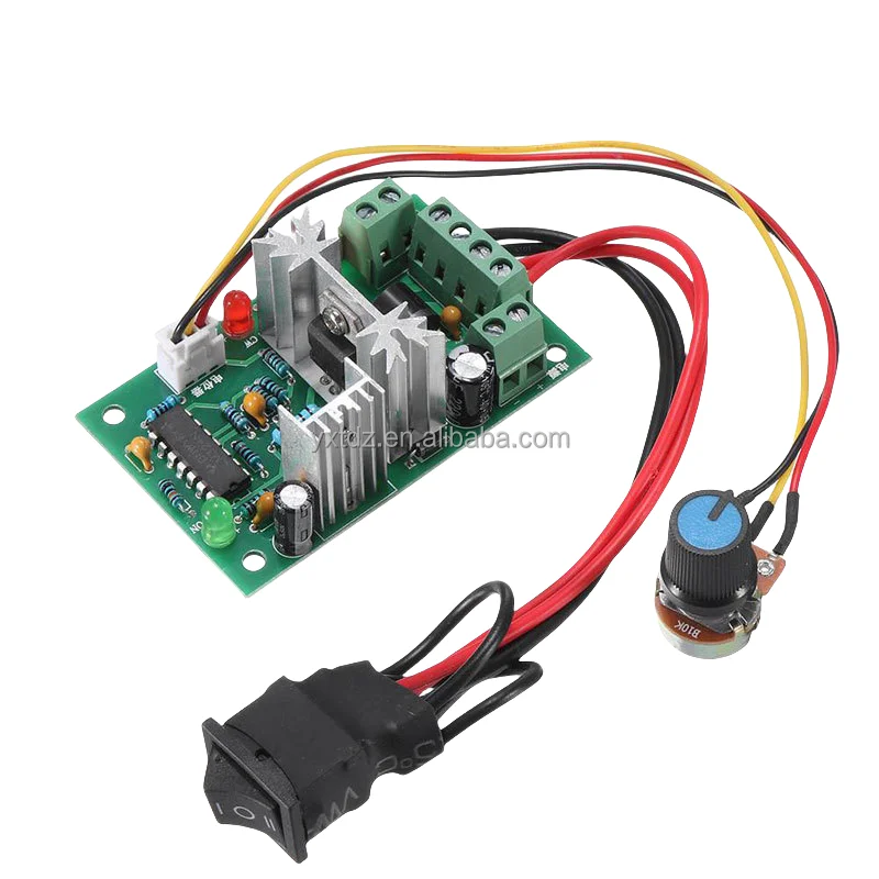 Регулятор двигателя постоянного тока YIXINTAI CCM2 10V12V24V30V переключатель вперед и назад PWM DC контроллер 120 Вт