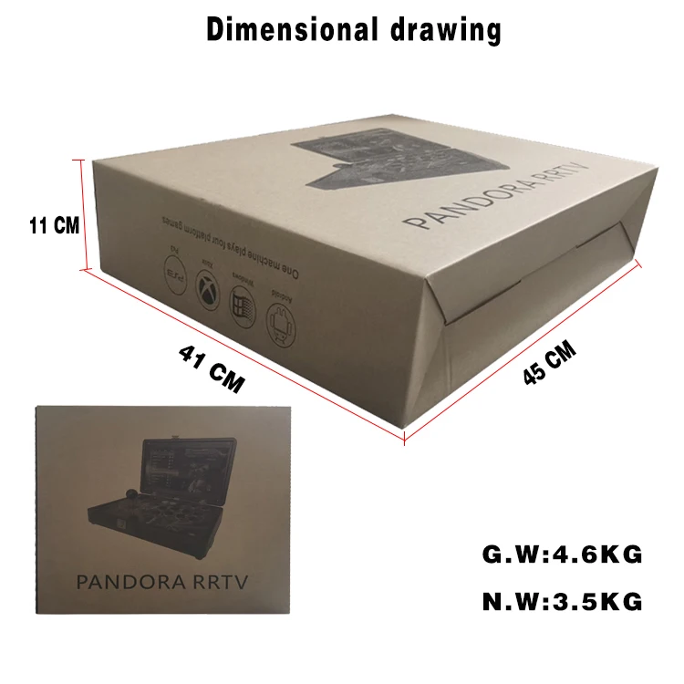 2024 new Arcade Game box DX 26800 in 1 classic mini arcade 1-2 players 14-inch 720P HD video game console