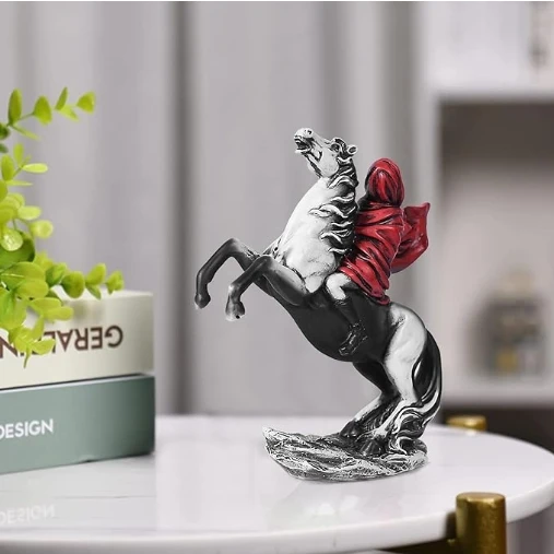 Resin Napoleon equestrian statue home Modern art tabletop decoration decoration