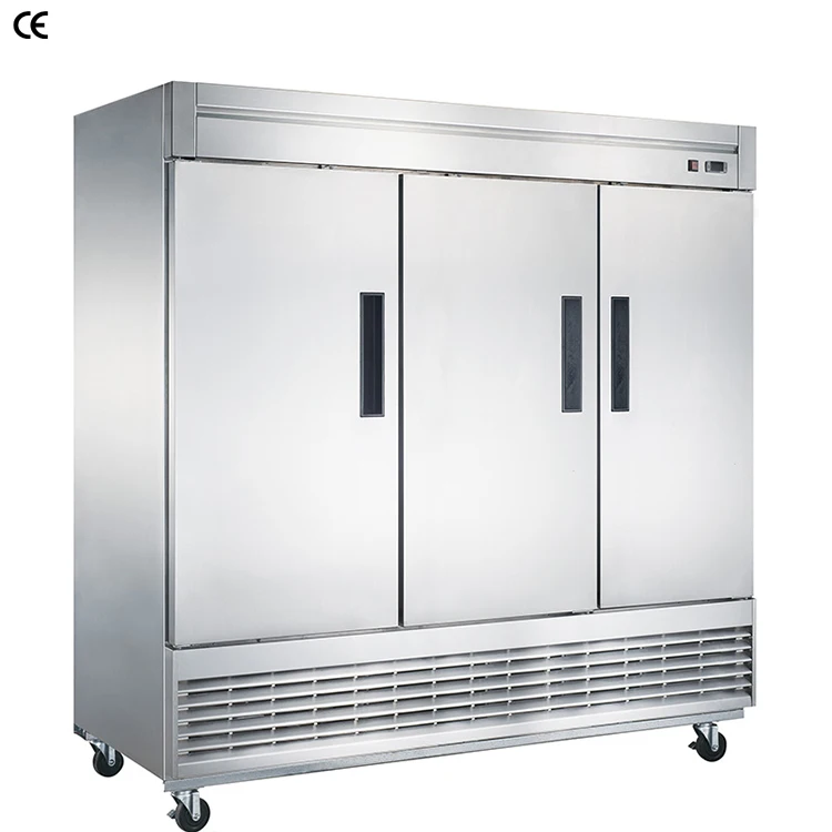 Bottom Mounted Freezer/ 3-Solid Door US 110 Votage Freezer ETL Approval Automatic Freezer