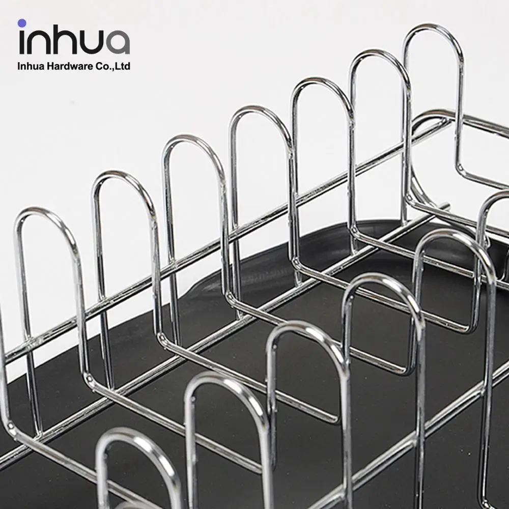 
Factory manufacturer amazon hot -sale single-layer kitchen stand stainless dish rack 