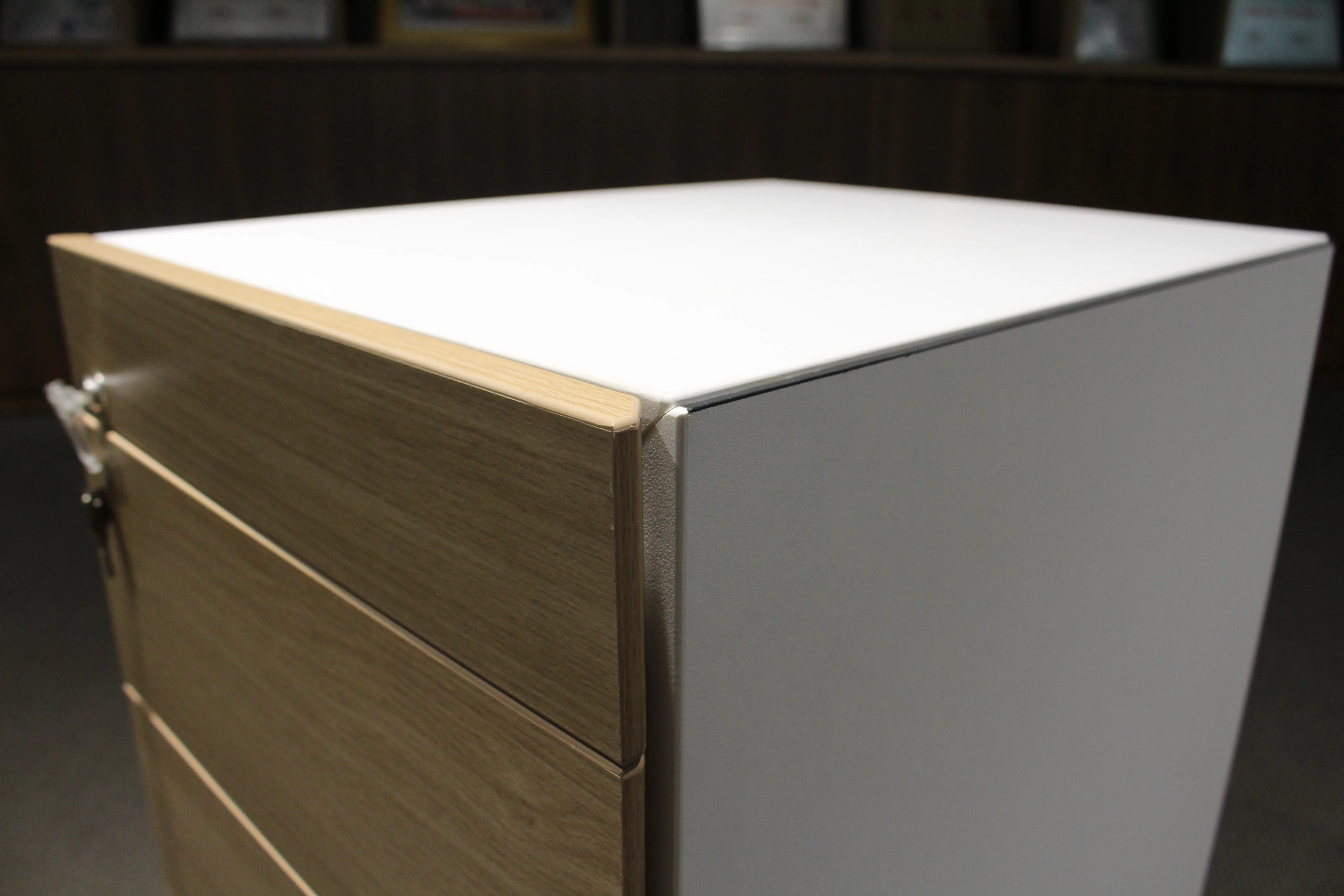 Factory customization staff 2022 modern factory direct price office wooden storage cabinet