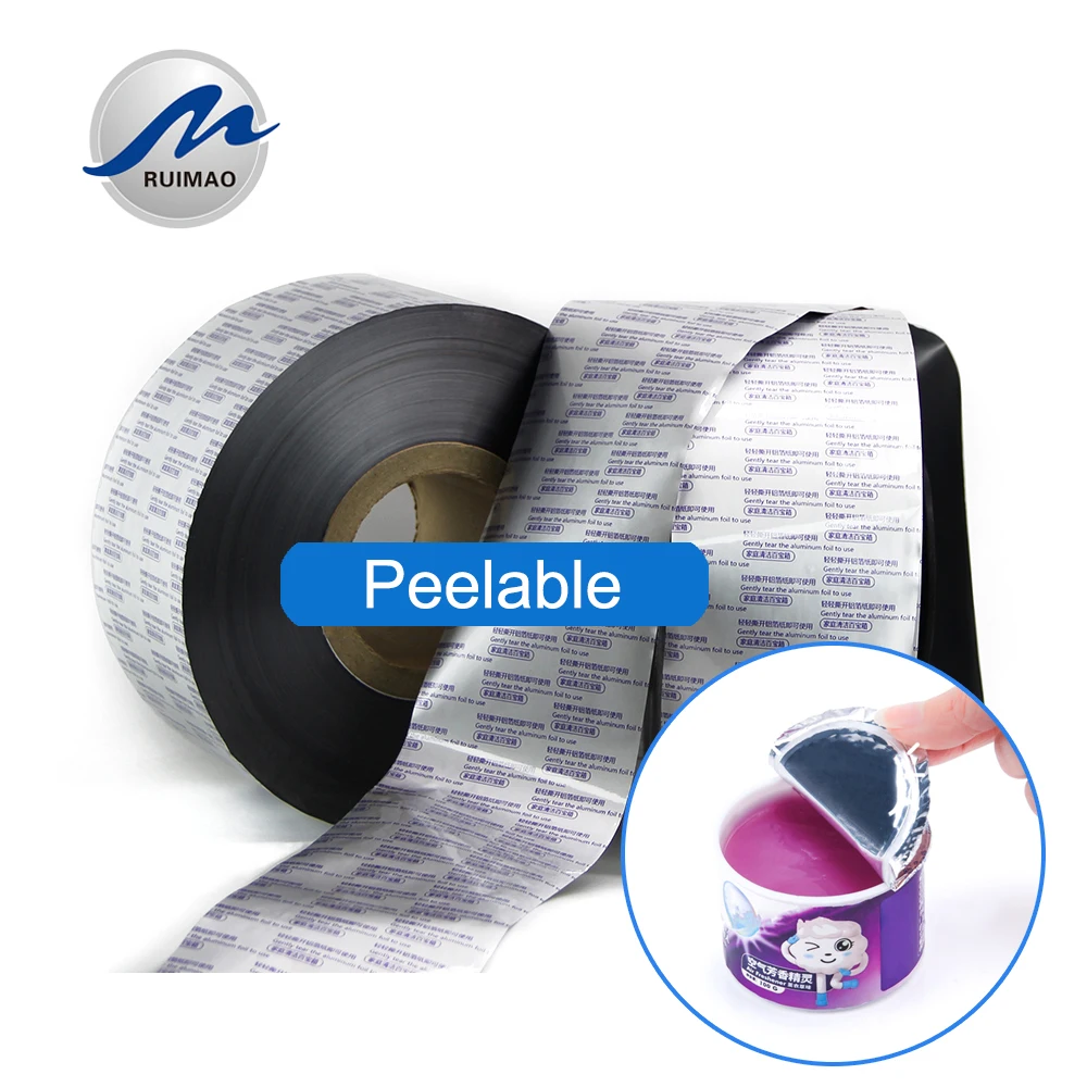 Both Sides Heat Sealabl Aluminum Cup Sealing Metallic 20 Micron Matt Bopp Opp Cpp Wrap Film Roll For Food