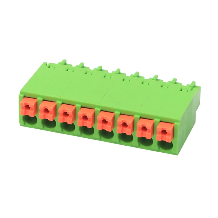 3.81mm screwless Pluggable terminal block Connector 15EDGKN-3.81