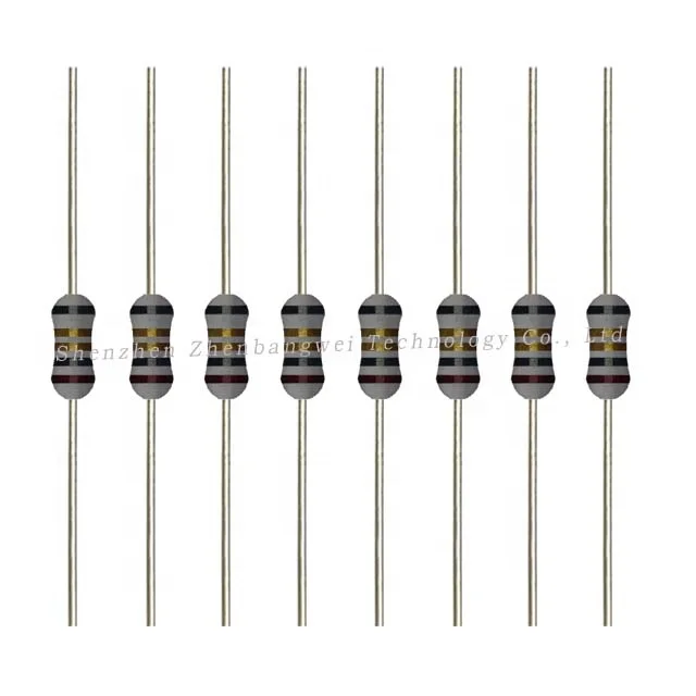 0.25watt 1R  KNP wirewound resistor 1 ohm,1 ohm resistor color code,1/4w resistor