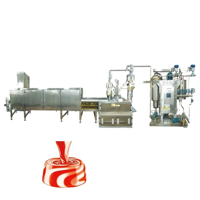 Fully  Automatic hard Candy Depositing Line bonbon candy machine for home use and factory use (1600248338664)