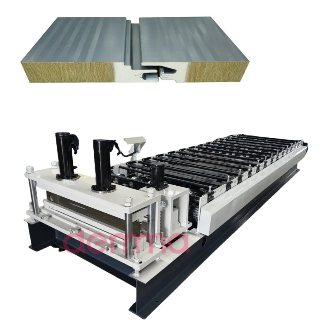 PU sandwich panel making machine Production Line Steel PU Foam Sandwich Panel System Roof Wall Panel Making Machine