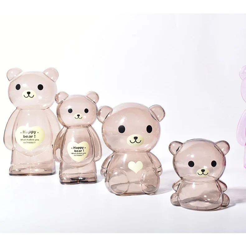 Transparent  Multifunction Piggy Banks For Kids Money Saving Box  Bear Coin Bank Gifts For Children