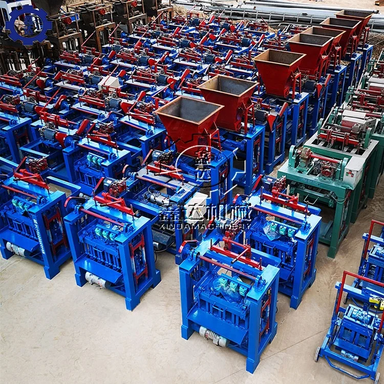 Factory Sale Block Making Machine Concrete Hollow Solid Interlocking Brick Maker 4-35A Hot Model IN Stock For Sale
