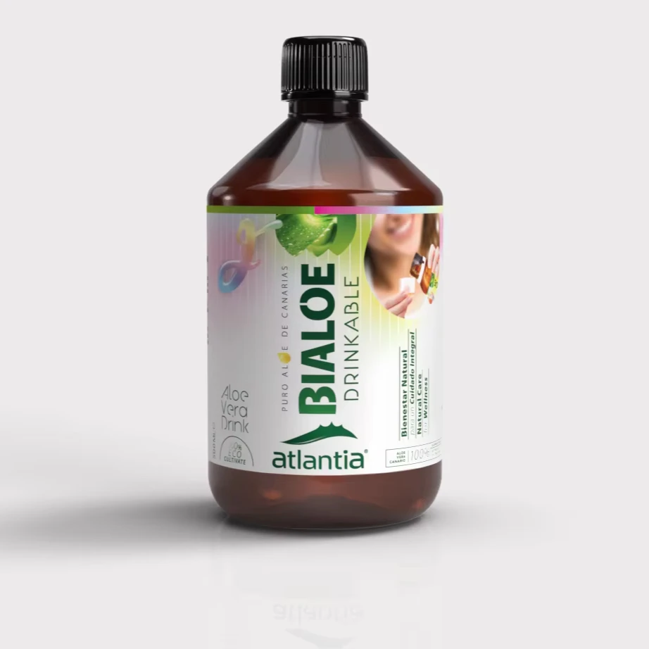 Spanish Organic Aloe Vera Oral Liquid 500ml Bio And Eco Mucositis Relief Pure Aloe With Vitamins And Minerals