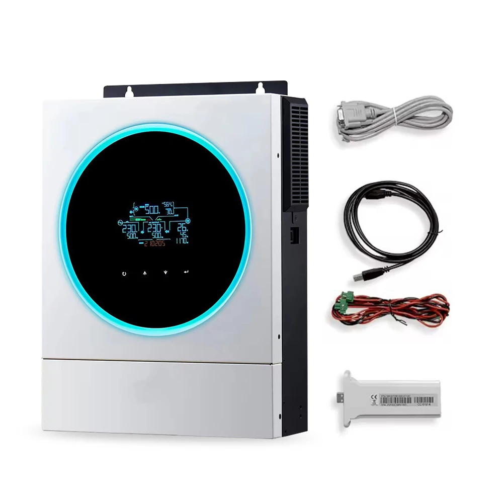 High quality 4kw 5kw 6kw 8kw Off On Grid 24V 48V solar inverters single phase 700 watt power with MPPT solar charger inverter