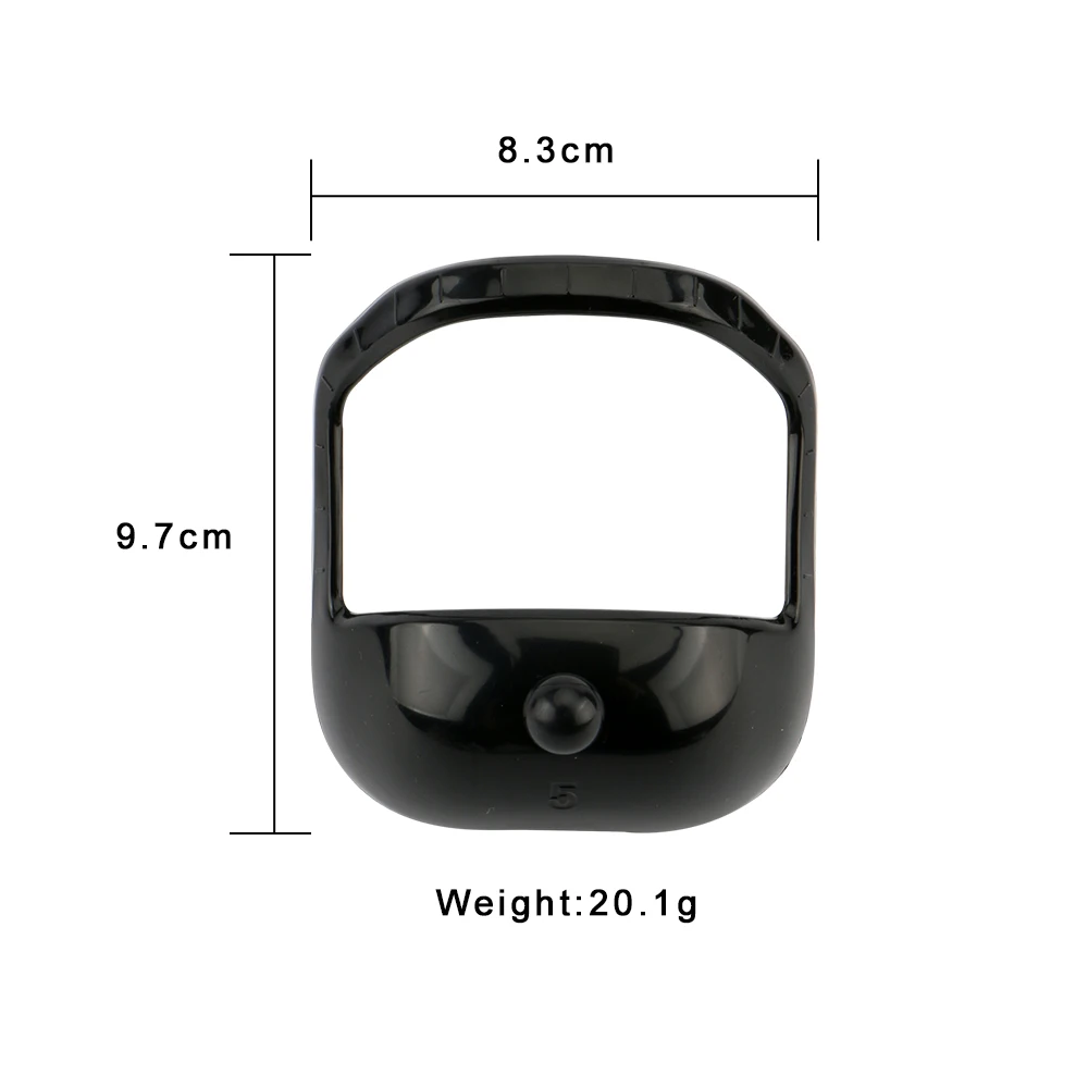 Mens Goatee Beard Shaper 5 Sizes Fit All Facial Structure Mustache Styling Shaping Template Comb