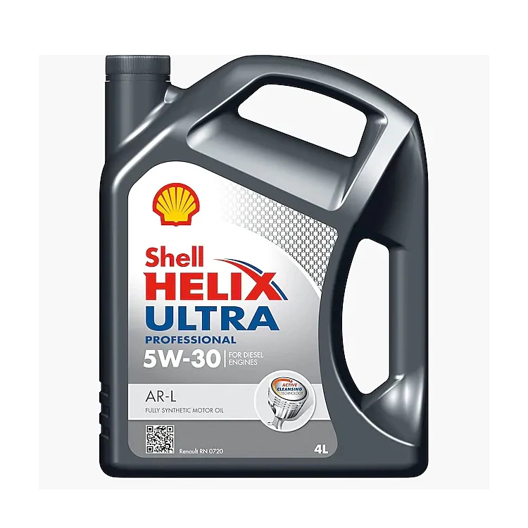 Shell Helix Ultra Professional AR-L 5W-30 полностью синтетическое автомобильное масло для двигателя, 4 литра в упаковке, 1 коробка с 4 шт. = 16 литров