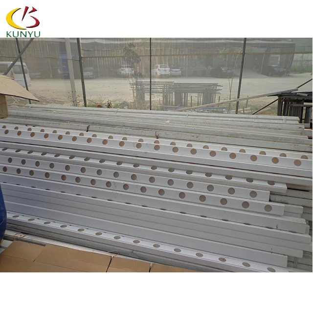 
Large sales square pvc tube for agriculture lettuce strawberry hydroponic growing system for greenhouse and indoor farming 