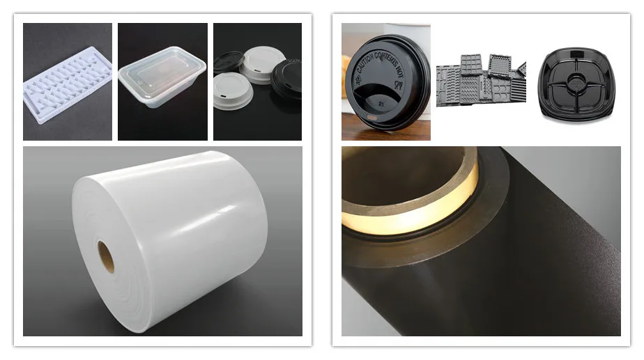 Thermoforming Blister Anti-static Colorful Rigid Hips film Roll