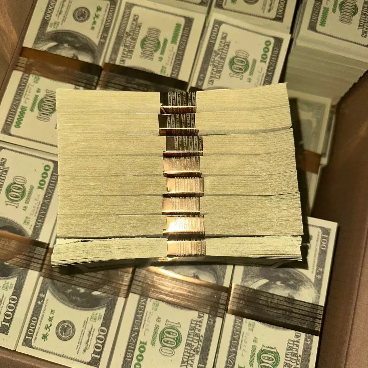 100 Dollar Bill Realistic Play Money Props Full Print Two Sided 100 Pcs Joss Paper For Movie Ancestor Prop Money Paper To Burn