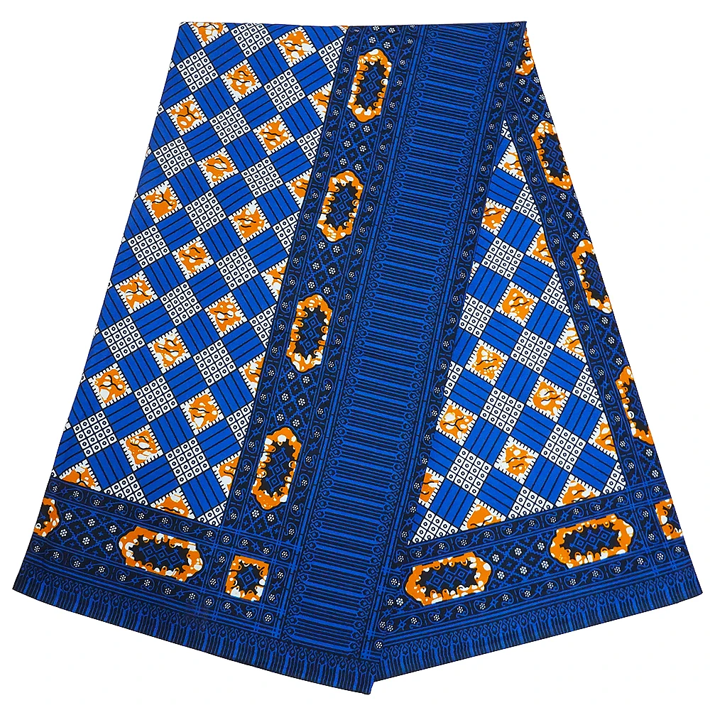 Home Textile Material New African Wax Printed Cotton Fabric Wholesale Price 100% Pure Cotton Fabric Manufacturer