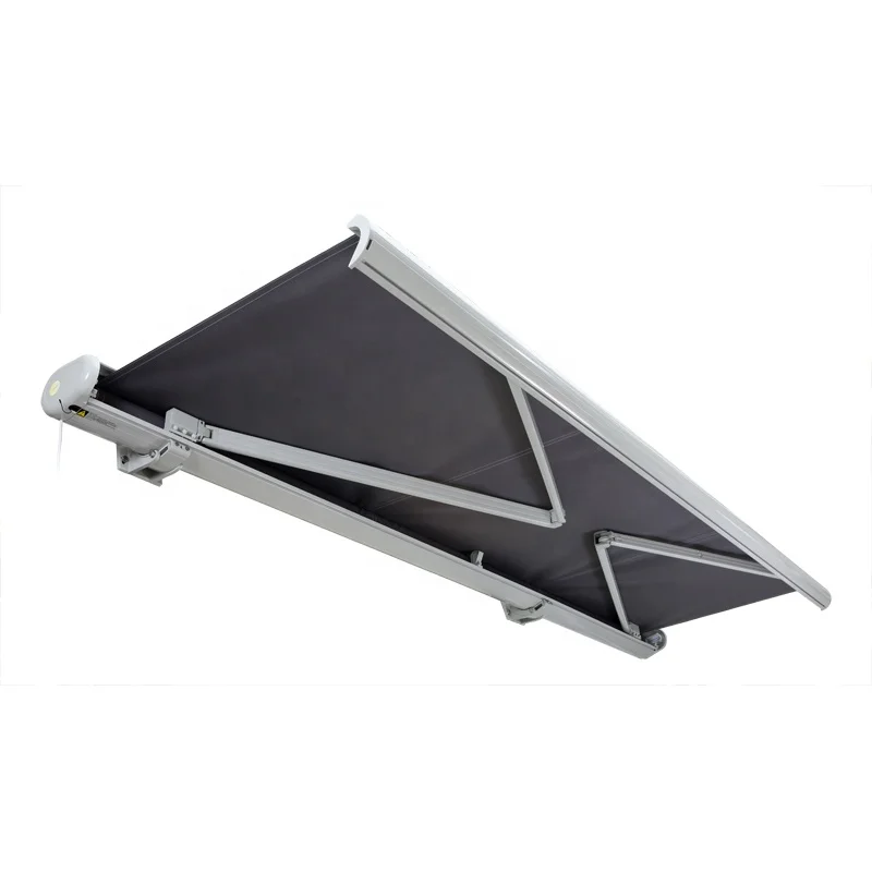 Aluminum alloy frame outdoor sunshade motorized retractable awning for roof and balcony