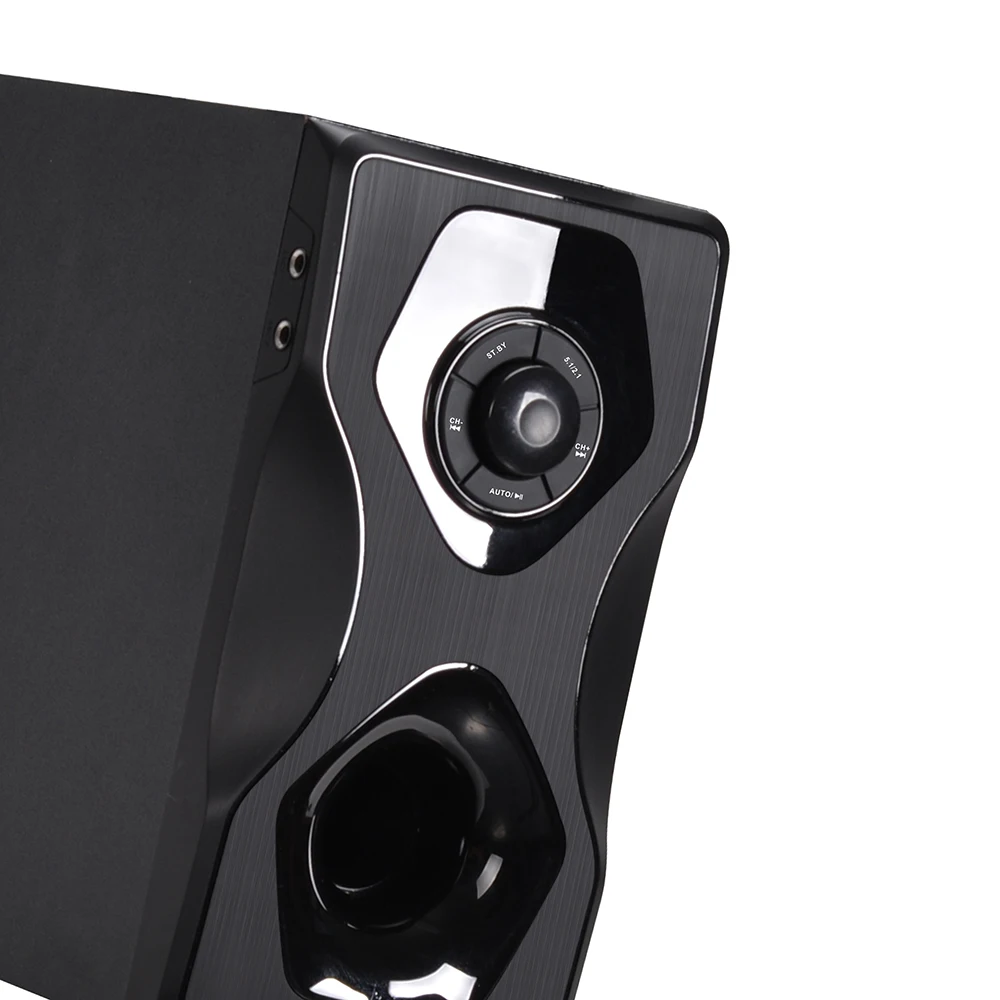 new design black subwoofer 5.25'and satellite 3'x5 for home theater system speaker