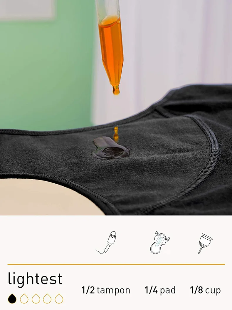 Women & Incontinence Larger Size Underwear Period Pants Menstruation 3 Layers Leak Proof Menstrual Plus Size Panties