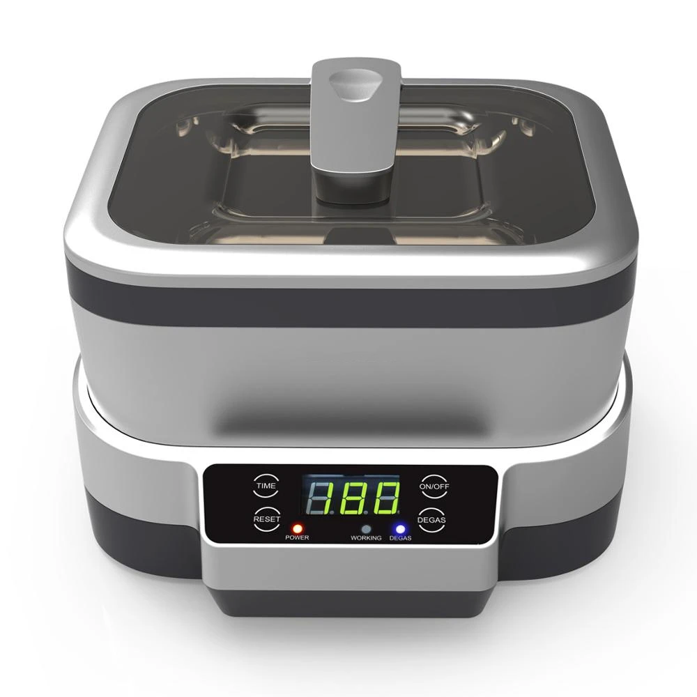Large Capacity 1200ml Ultrasonic Cleaner Bath Tank Jewelry Cutters Tools Cleaning Vegetables Fruit Washing Machine