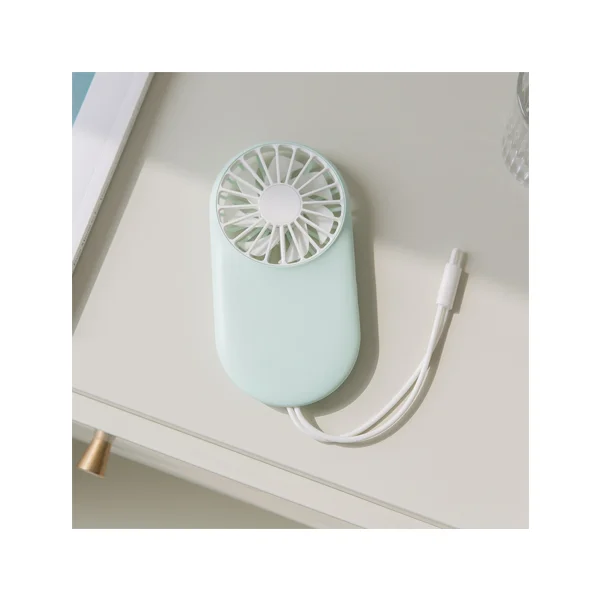 Beauty pocket  mini portable fan, rechargeable USB mini Super thin fan,   With hanging rope